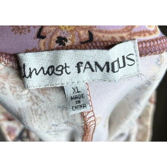 Almost Famous Womens Multicolor Bandeau Top & Dress Set Size XL Stretch - Picture 13 of 16